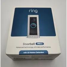 Ring Video Doorbell Pro 2 Wired Smart Doorbell with 3D Motion Detection