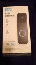 Blink Video Doorbell Camera Wi-Fi Smart Security System (Black)