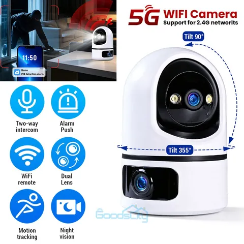 Wireless FHD 5G WiFi Security Camera Smart Home System ,Two-way Audio Alam Push