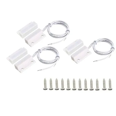 Magnetic Reed Switch MC-38 NC Surface Mount Wired Door Window Alarm, Magneti Doo