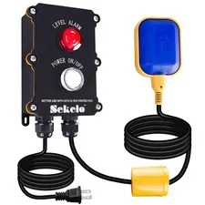 Sump Pump Alarmsekelo High Water Alarm 10Ft Level Float Switch90Db Loud Alarm