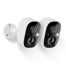 2026 Upgraded 2K Security Cameras Wireless Outdoor (2-Pack), Free Cloud & SD ...