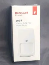 Honeywell Home 5898 Wireless Dual Tec Motion Sensor Brand New In Box Resideo