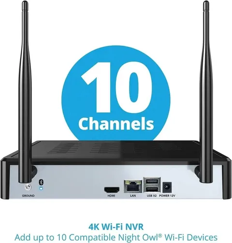 Night Owl 10 Channel 4K Wi-Fi WNVR/ 1TB /YOU MUST SEND THE MODEL OF YOUR CAMERAS