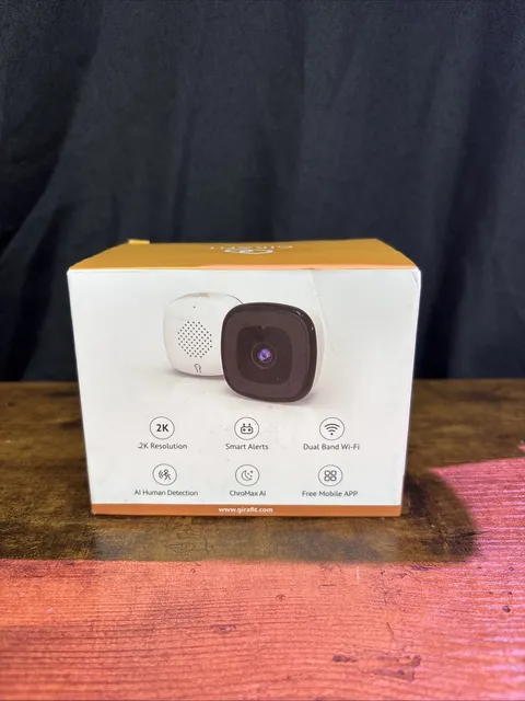 Girafit W150 2K Window Camera Wi-Fi Indoor Security Human Detection Motion (D2)