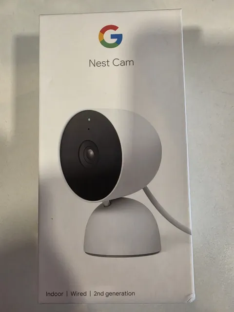 Google Nest Cam 2nd Gen Indoor Wired Smart Home Security Camera 