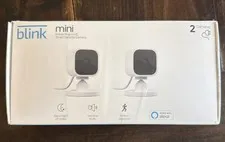 NIB Sealed Blink Mini 2-Pack Indoor HD Security Cameras, Wi-Fi, Motion Detection