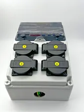 JINDOUZI JDDX11 60A 110V Power Distribution Box 4 NEMA 5-20 Outlets Meter