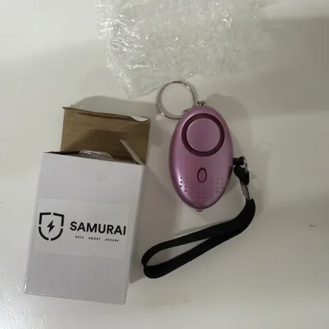 Samurai LED Personal Alarm Keychain Purple