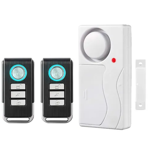 Entry Magnetic Window Door Super Loud Alarm Indoor Anti-theft White Host Durable
