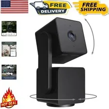 360° Pan/Tilt/Zoom Smart Security Camera with Color Night Vision - 1080P HD