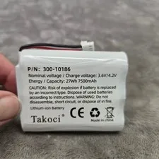 Takoci 300-10186 Replacement Battery 3.6V 7500mAh 27Wh Lithium-ion Security