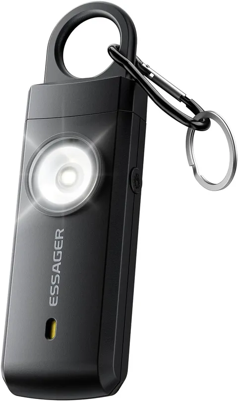 Personal Safety Alarm for Women, 130 Db Self Defense Siren, Rechargeable & Porta