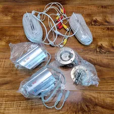 Set of 2 Q-See QD28414 Indoor/Outdoor Color Security Cameras, Cables And Mounts