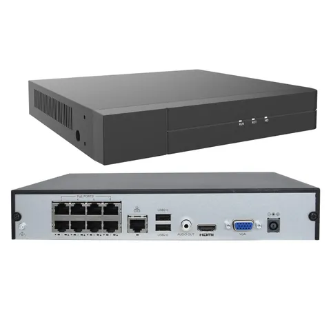 Inwerang 16CH Expandable 4K PoE Network Video Recorder NVR with 8 Ports