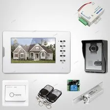 7" Hands-free Video Door Phone Intercom System with Mute Mode for Home Security