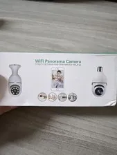 WiFi 360° Panoramic Light Bulb IP Security Camera A31W White AC100-240V