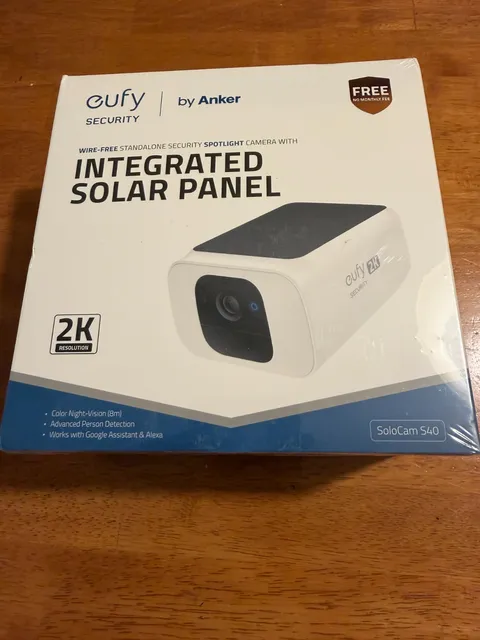 NEW eufy security Outdoor S230 SoloCam S40, Solar Security Camera, Wireless NEW
