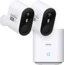 Security Cameras Wireless Outdoor Home System, True 2K HD Night Vision, No Subsc
