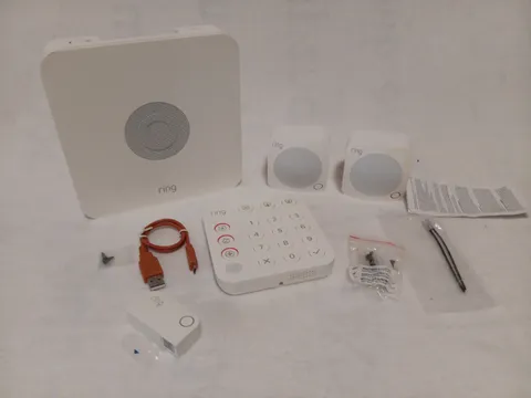 Ring Z Wave Plus Wireless Indoor Alarm Security System Base, Keypad + Sensors