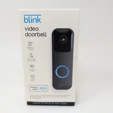Blink Video Doorbell Camera Wi-Fi Smart Security System (Black) Missing Backplat