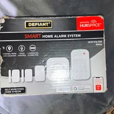 Defiant Smart Home Alarm System Kit Alexa/Google Wi-Fi Bluetooth Keypad Sensors