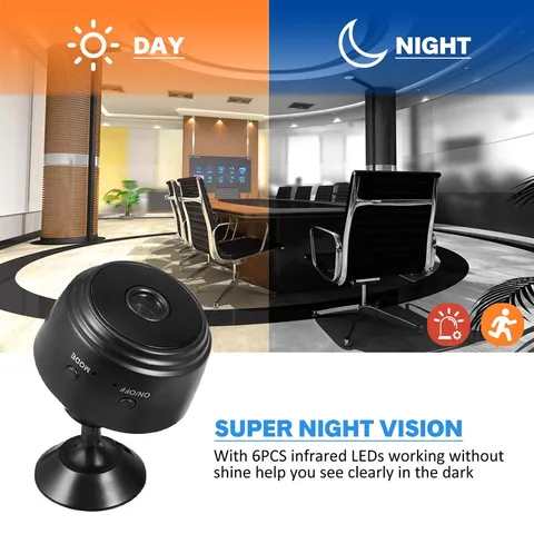Camara De Seguridad Wifi Inalambricas Para Exterior Con Vision Nocturna y Audio