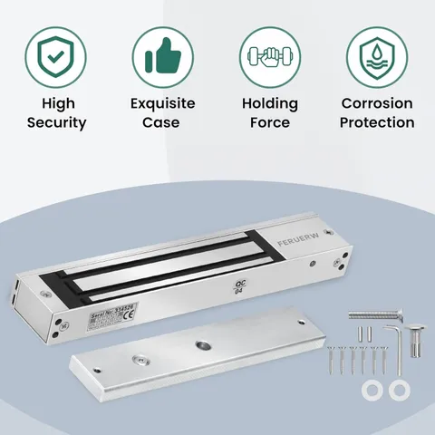 280KG/600lbs Holding Force Electric Magnetic Electromagnetic Door Lock 12V NEW