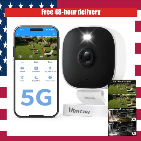 VIMTAG 2.5K Outdoor Indoor Security Camera WiFi Night Vision 8310