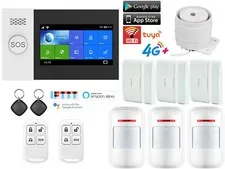 D36 WiFi Cloud 4G Tuya APP Wireless Home Security Alarm System+Alexa+Google Home