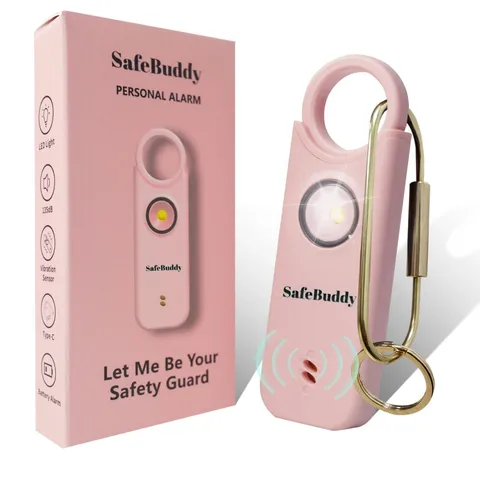 SafeBuddy Personal Alarm for Women, Men, Kids, Elderly, Self Defense - Design...