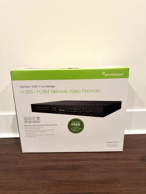 NEW Interlogix TruVision NVR 11 TVN-1108S-2T Network Video Recorder H.265 H.264