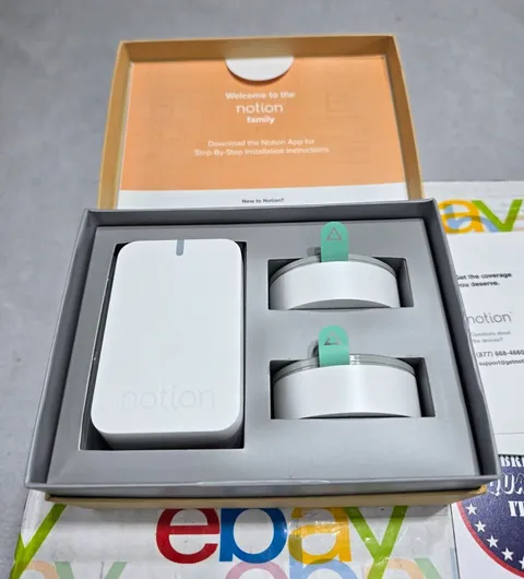Notion Home Security Monitoring Starter Kit - 2 Sensors & Bridge