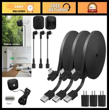 3-Pack 30ft Power Cable & Adapter for Blink Outdoor/XT2/XT3 - Weatherproof Charg