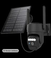 Solar Powered PTZ Wireless Wi-Fi Outdoor Security Camera Spotlight Night Vision