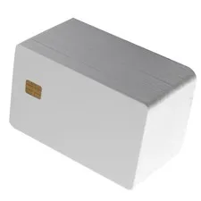 50Pcs ISO7816 Contact SLE 4442 Chip PVC Smart White IC Cards For Rental d