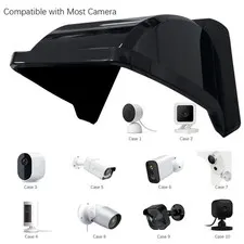 Black Camera Sun Shield Cover - IR Reflection Reduction