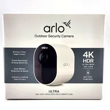 SEALED NEW Arlo Ultra 3rd Gen 4K HDR Add On Security Camera Wireless Outdoor Cam