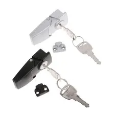 Cabinet Coated Metal Hasp Latch DK604 Security Toggle Lock With Two Keys A3