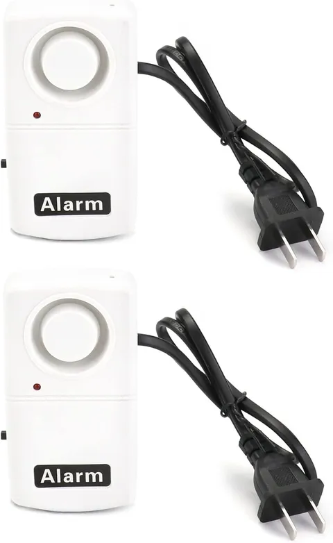 Power Failure Alarm, 2 Pack Automatic Power Cut Failure Outage Alarm 120Db LED I