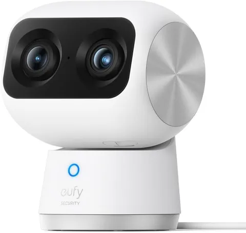 Eufy Security 4K Indoor Cam S350, No Subscription, Dual Cameras, 8× Zoom, 360° C