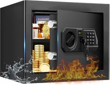 1.3 Cubic Foot Fireproof Safe Box Digital Security Combination Lock Home Storage