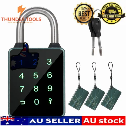 Thunder Tools Smart Padlock BT Keypad Smart Lock Entry Front Door Lock