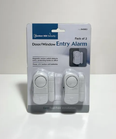 Bunker Hill Security Door / Window Entry Alarm Pack of 2 Item 94983, New