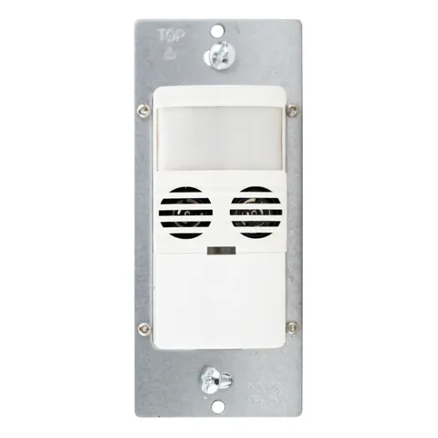 ENERLITES MWOS-W MULTI TECH OCCUPANCY SENSOR WALL SWITCH, 120/277V, 800W, WHITE