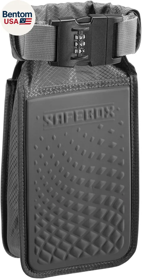 Safebox Portable Safe with anti Theft Combination Lock and Slash Resistant Mater