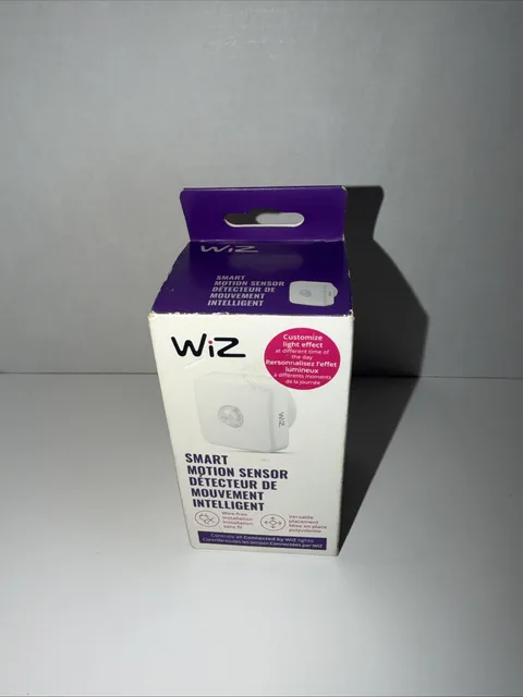 Wiz Smart Motion Sensor Wire Free Installation Versatile Placement