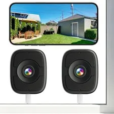 LongPlus 4K 8MP Window Cameras for Home Security, SD/Cloud Storage White 04