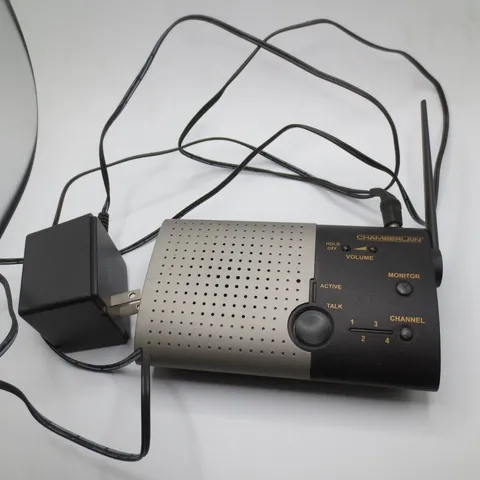 1 Chamberlain NLS1 Wireless Portable Intercom and One power adapter WORKS