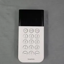 SimpliSafe SSKP3 Keypad White Wireless Touch-to-Wake Home Security GEN 3 - Used